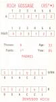 Goose Gossage 1985 Baseball Card - Padres