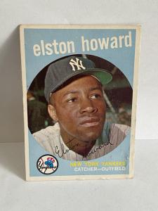 Elston Howard 1959 Topps #395 Yankees Card