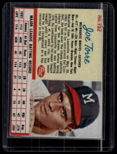 1962 Post Cereal Joe Torre Card #152