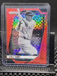 Earle Combs 2025 Prizm Red Power #99/99