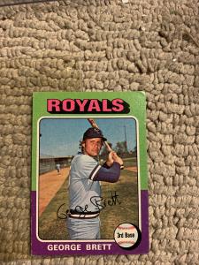 George Brett 1975 Topps Baseball Card #228