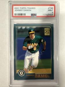 2001 Topps Traded Johnny Damon Rookie Card