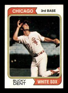 1974 Topps Bucky Dent Rookie Card #582