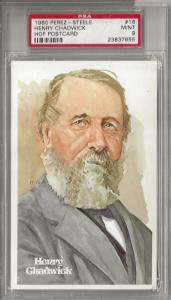 1980 Perez-Steele Hall of Fame Henry Chadwick Postcard