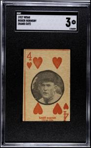 1927 W560 Rogers Hornsby #4 of Hearts Card