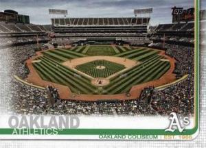 2019 Topps #126 Oakland Athletics Card