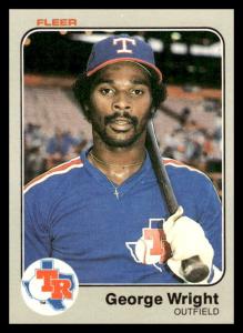 1983 Fleer George Wright #583 Baseball Card