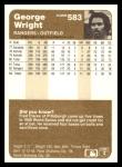 1983 Fleer George Wright #583 Baseball Card