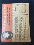 1961 Fleer Connie Mack Baseball Card #123