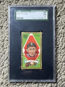 1911 T205 Ty Cobb Gold Border Card