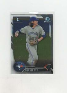 2016 Bowman Chrome Bo Bichette 1st Prospect Card