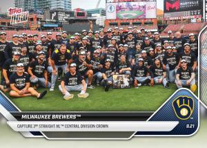 Milwaukee Brewers 2025 Topps NOW Card 746