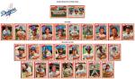 Los Angeles Dodgers Topps Baseball Card Sets 1978-2025