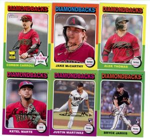 2024 Topps Heritage Arizona Diamondbacks Team Set