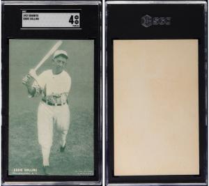 Eddie Collins 1927 Green Tint Sports Card