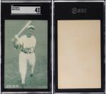 Eddie Collins 1927 Green Tint Sports Card