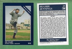 1994 Conlon Color #25 Hughie Jennings Detroit Tigers