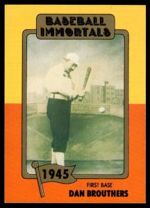 1980 SSPC Baseball Immortals Hall Of Fame Cards