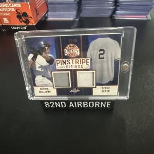 2024 Leaf Bronx Legacy Jeter Williams Pinstripe Relics