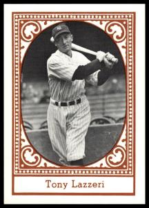1980 TCMA New York Yankees Tony Lazzeri Card