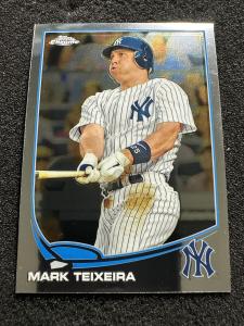 Mark Teixeira 2013 Topps Chrome Baseball Card