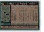 1980 Topps Lou Piniella Baseball Card #225