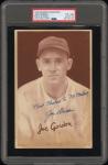 1939 Goudey Joe Gordon Sepia MK PSA 1 Auto