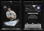 2021 Topps Chrome DJ LeMahieu Black Auto Card