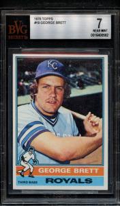 1976 Topps George Brett #19 - BVG 7