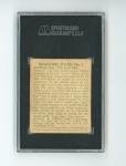 1934-36 Diamond Stars #1 Lefty Grove Card