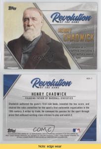 2019 Topps Revolution Henry Chadwick #REV-7 Card