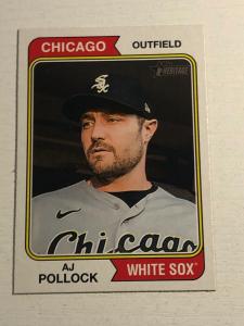 2023 Topps Heritage AJ Pollock Short Print Card