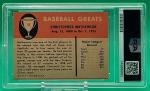 1961 Fleer #59 Christy Mathewson PSA 6 Card