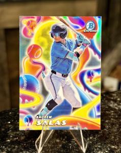 2025 Bowman Chrome Andrew Salas Melt Mashers Card