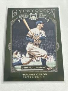 2011 Topps Gypsy Queen Lou Gehrig Home Run Heroes