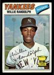 1977 Topps Willie Randolph Baseball Card #359