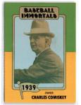 1980s SSPC Charles Comiskey Baseball Card #19