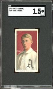 1909-11 T206 Eddie Collins Sweet Caporal Card