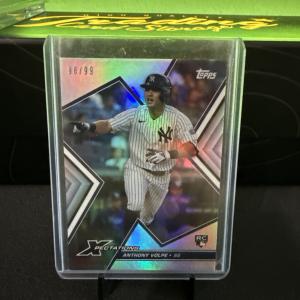 2023 Topps Crackle Anthony Volpe RC /99 Yankees
