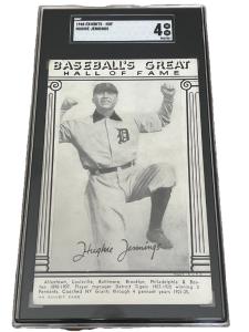 1948 Hughie Jennings Detroit Tigers Sports Card SGC 4