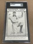 1948 Hughie Jennings Detroit Tigers Sports Card SGC 4