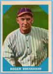 1960 Fleer Roger Bresnahan New York Giants Card