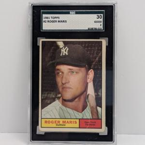 1961 Topps Roger Maris #2 Yankees Baseball Card
