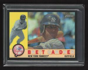 2009 Topps Heritage Brett Gardner Chrome Refractor #/60