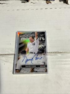 2023 Topps Finest Autograph David Cone #FMA-DC
