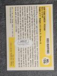 1980 Red Ruffing Autographed Baseball Card #106