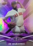 C.C. Sabathia 2009 Upper Deck Spectrum Swatches 2/99