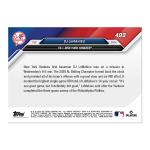 2024 Topps Now DJ LeMahieu 6 RBI Card