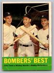 1963 Topps Yankees Tom Tresh Mickey Mantle Card