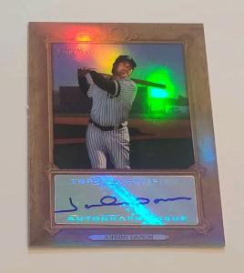2007 Topps Turkey Red Johnny Damon Auto Refractor
